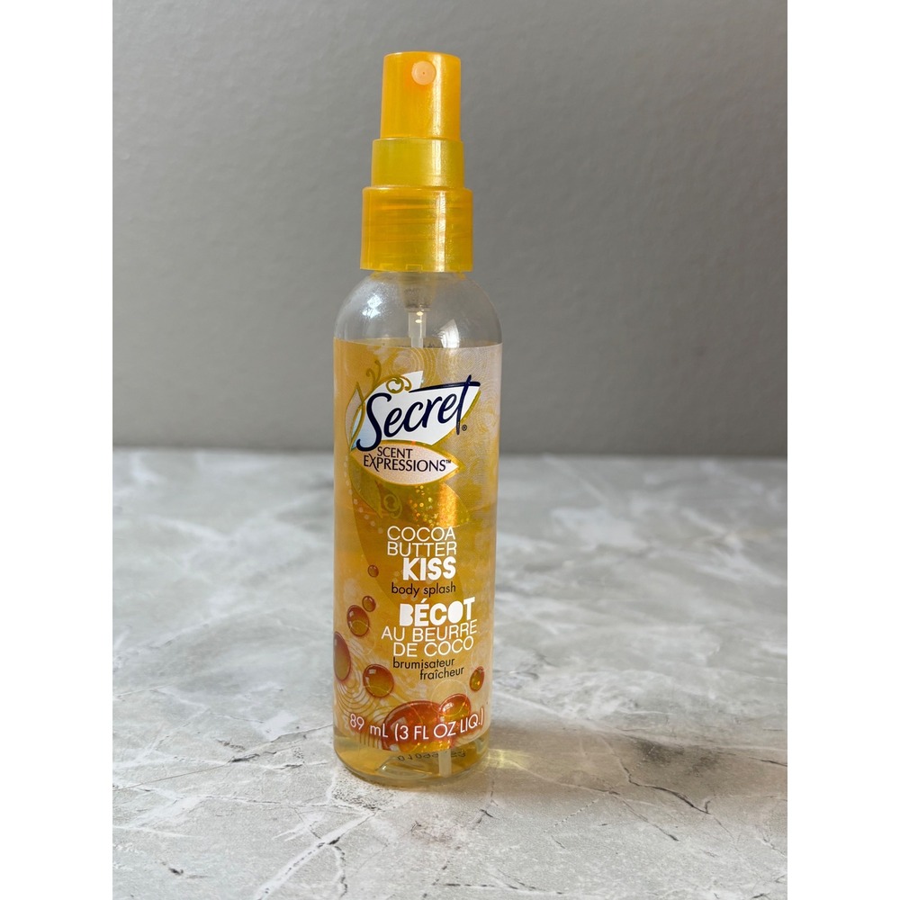 Secret Scent Expressions Cocoa Butter Kiss Body‎ Splash 3 oz Coconut Jasmine 50%
